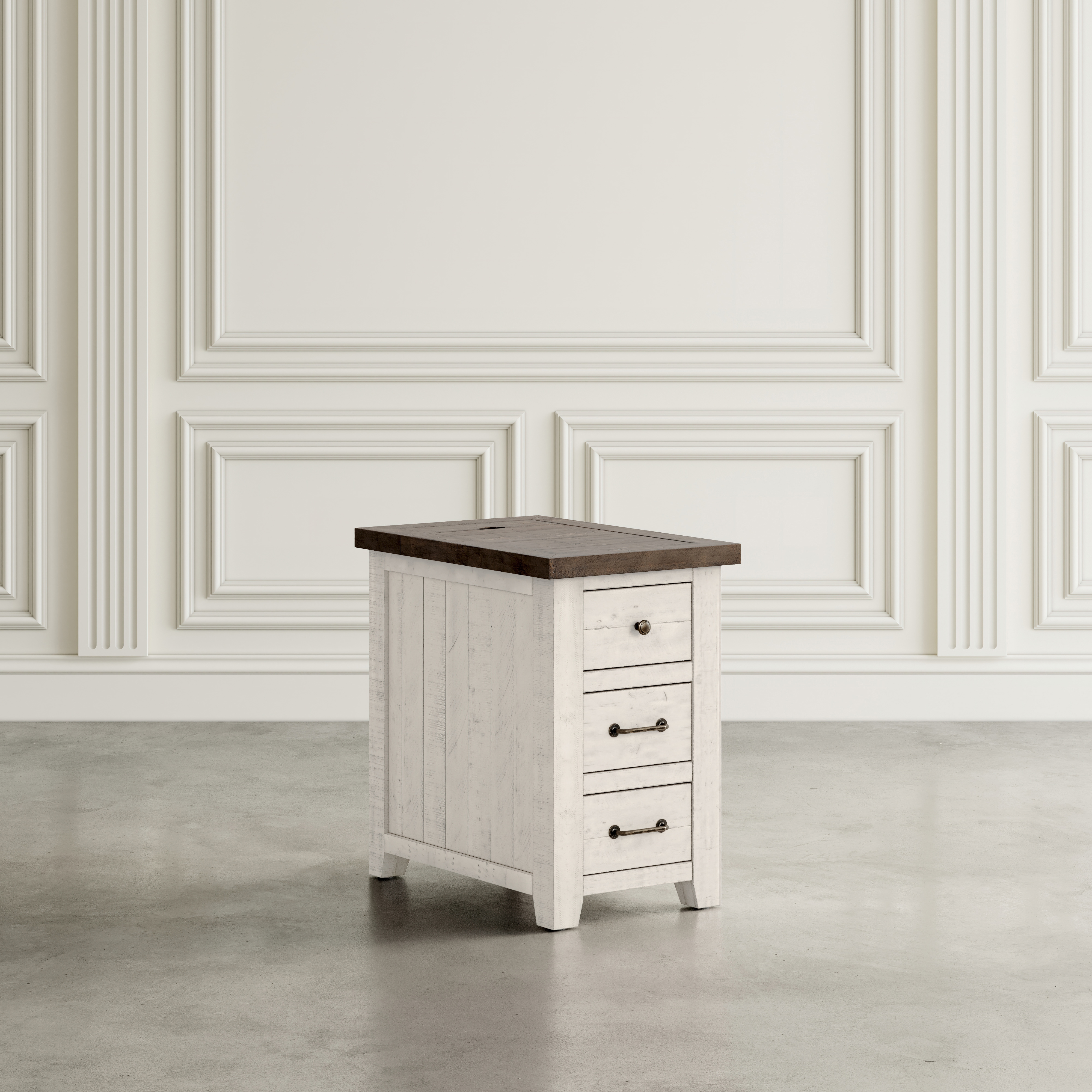 Jofran Madison County Power Chairside Table