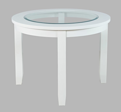 Contemporary 42" Round Dining Table