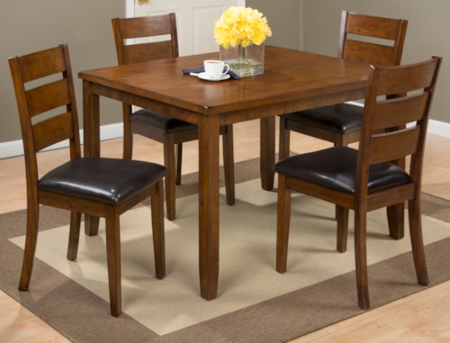 Transitional 5-Piece Dining Set
