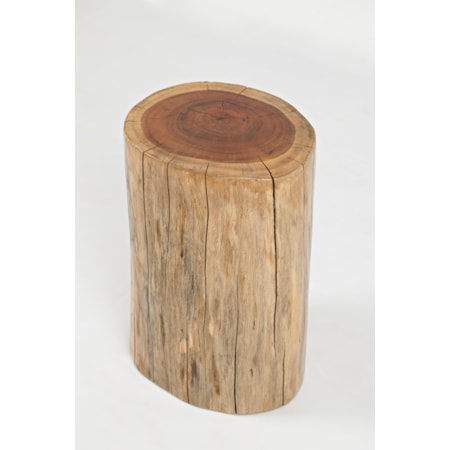 Hardwood Stump Accent Table