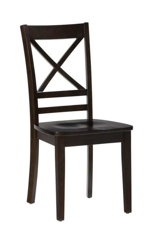 Rustic X-Back Side Chair