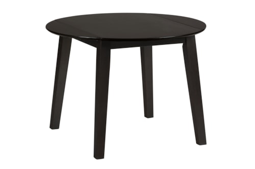 Rustic Round Drop Leaf Table