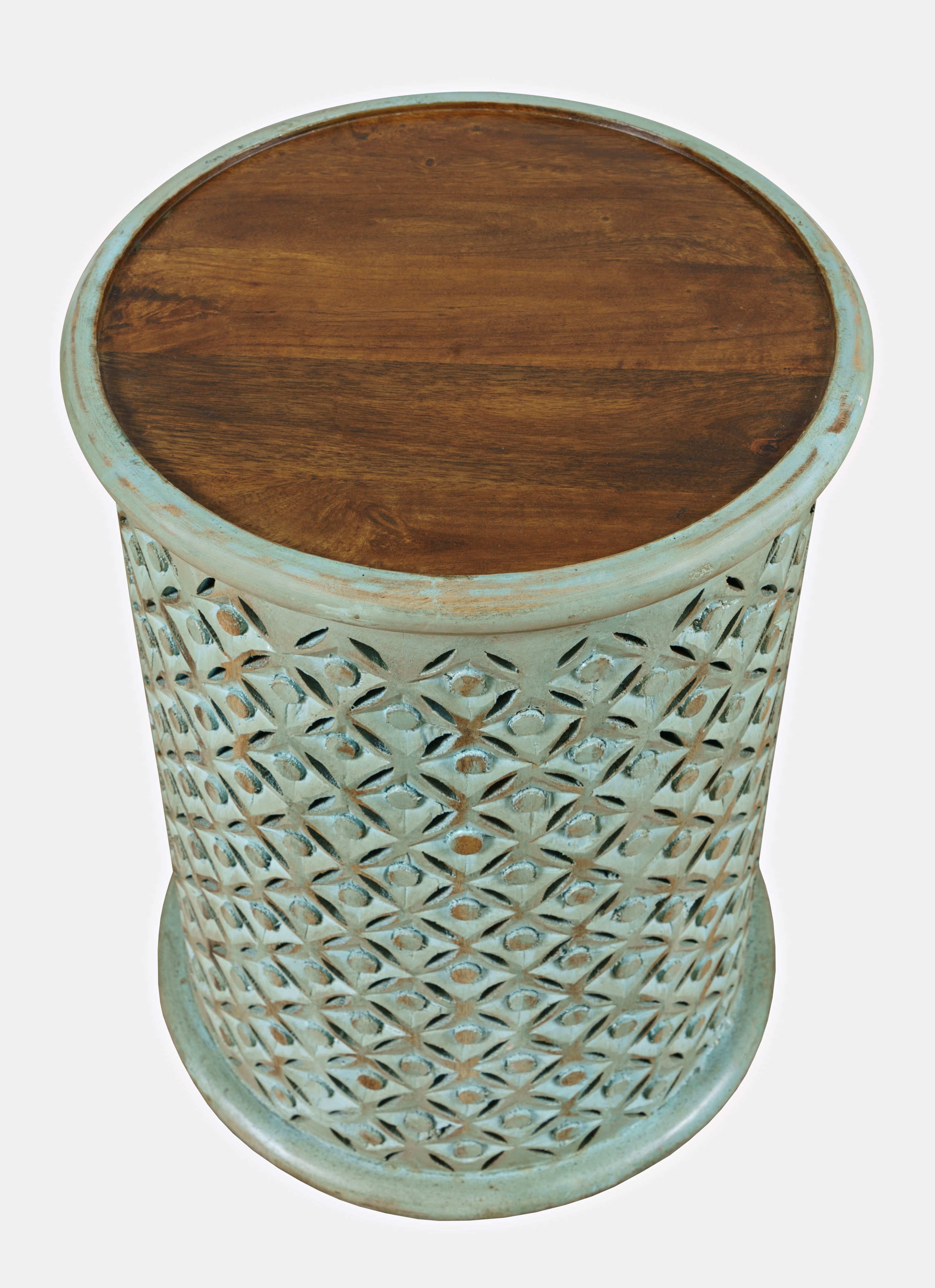 Jofran Global Archive Decker Large Drum Table