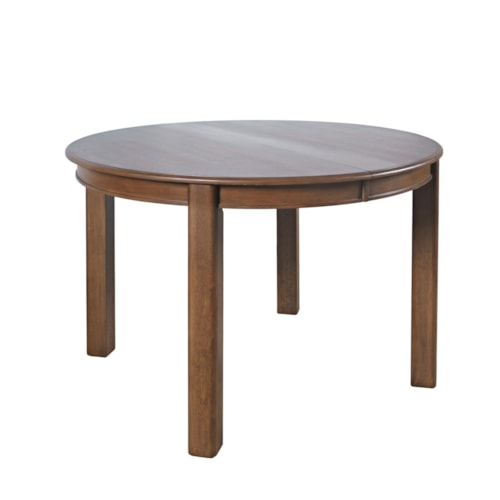 Transitional Dining Table with Leaf