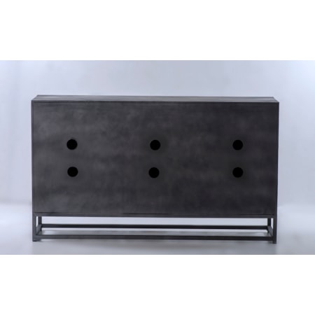 Reclaimed 3 Door Accent Cabinet
