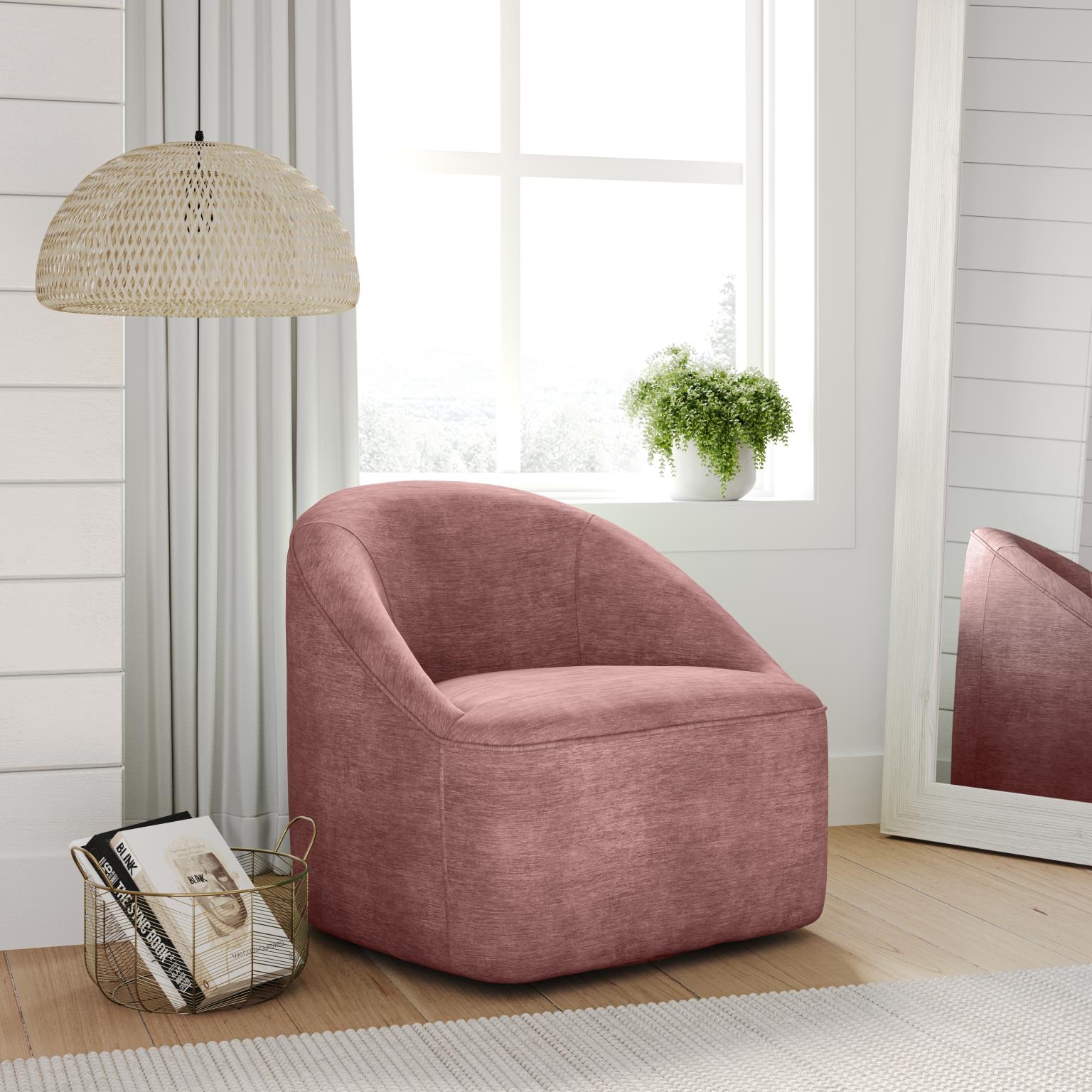 Jofran Lulu Swivel Accent Chair
