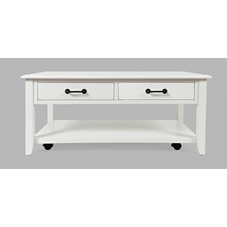 2 Drawer Castered Coffee Table