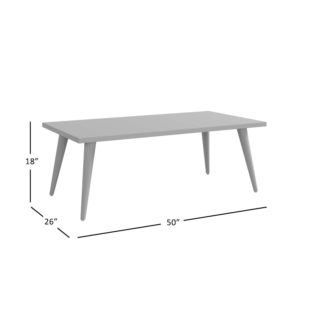 Jofran Prelude Rectangular Cocktail Table