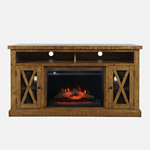 Telluride Electric Fireplace Media Console