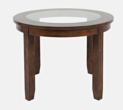 Contemporary 42" Round Dining Table
