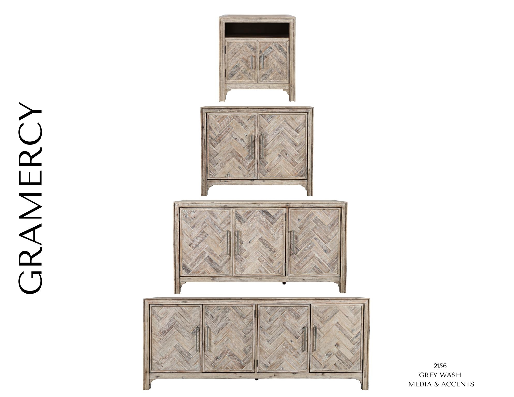 Jofran Gramercy 3 Door Accent Cabinet