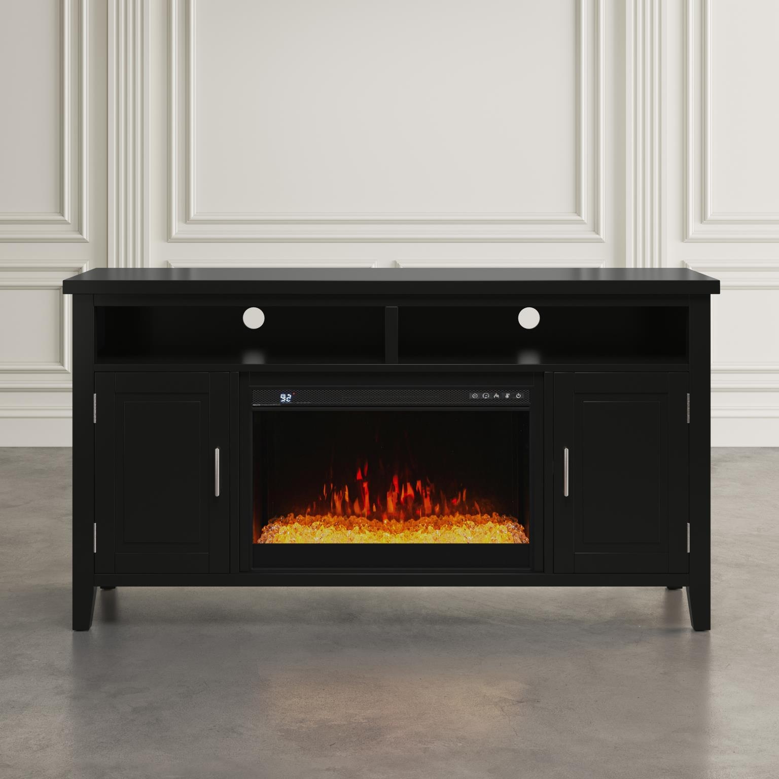 Jofran Urban Icon Fireplace with Crystal Display