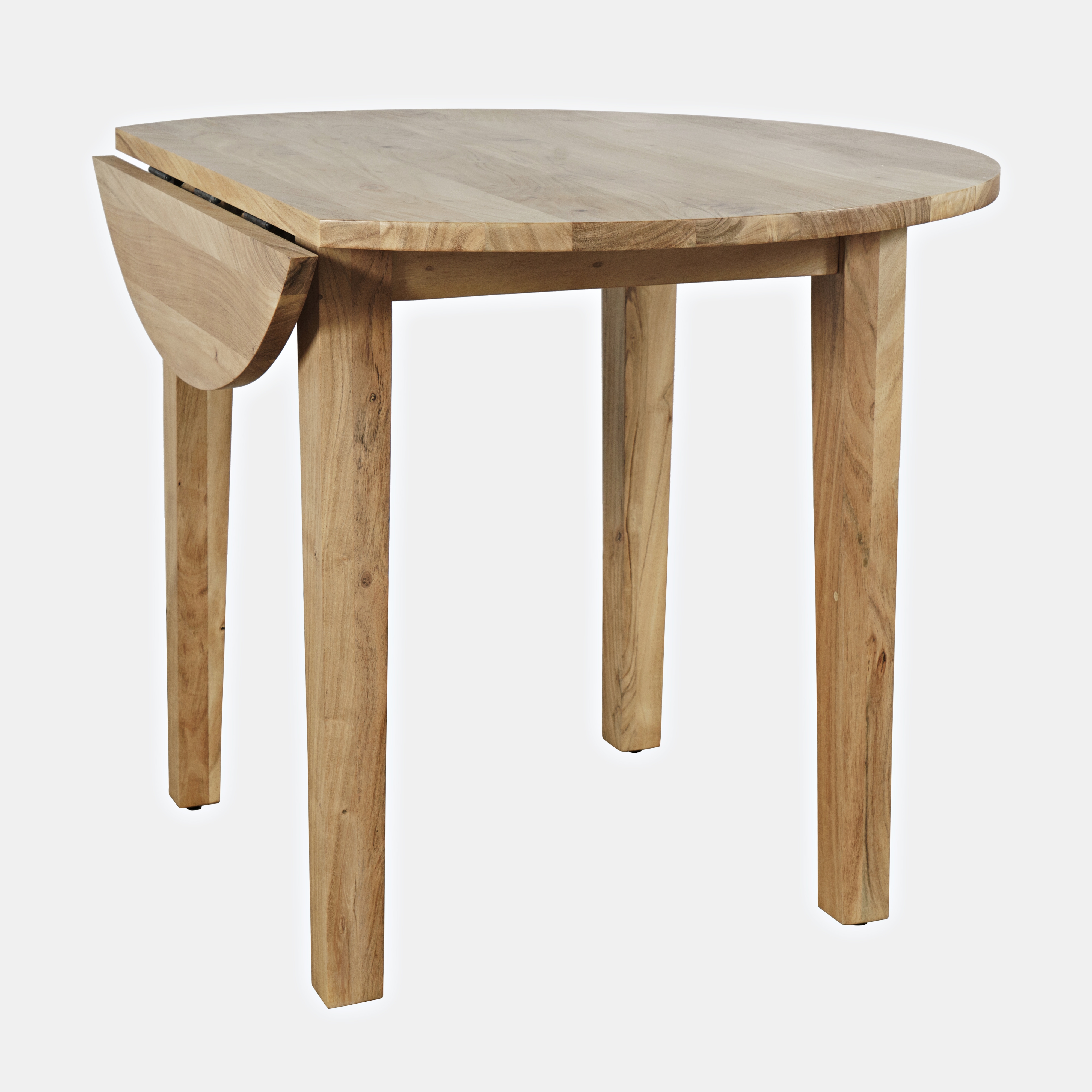 Drop Leaf Round Dining Table