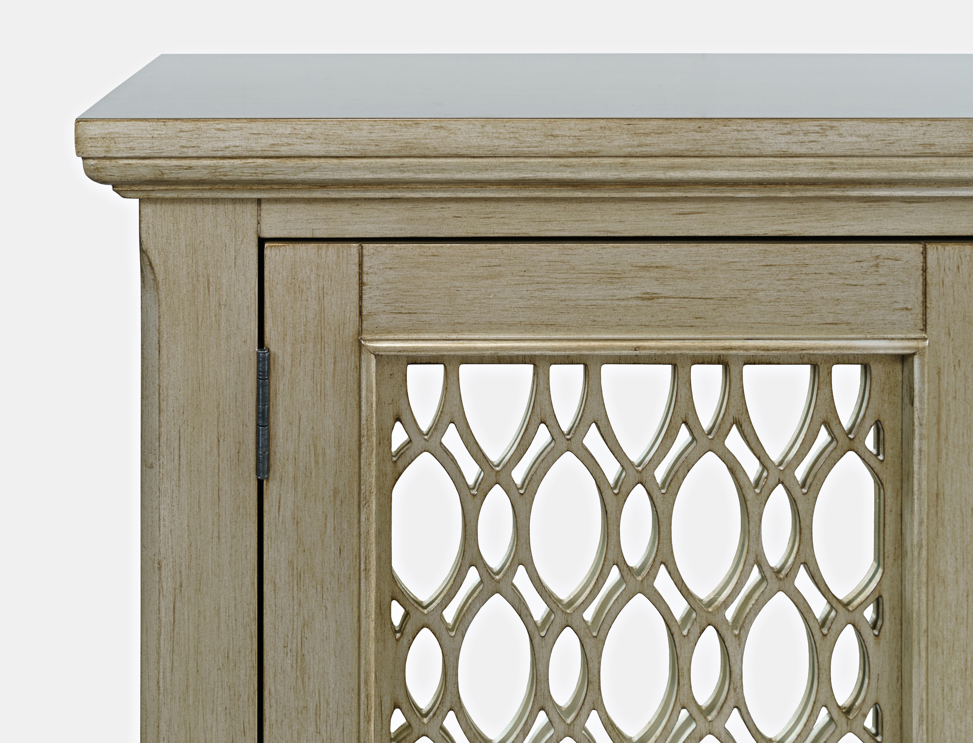 Jofran Isabella 54" Mirrored Accent Cabinet