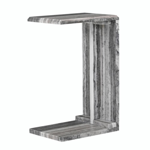 BELLA C-TABLE - Black Stripe