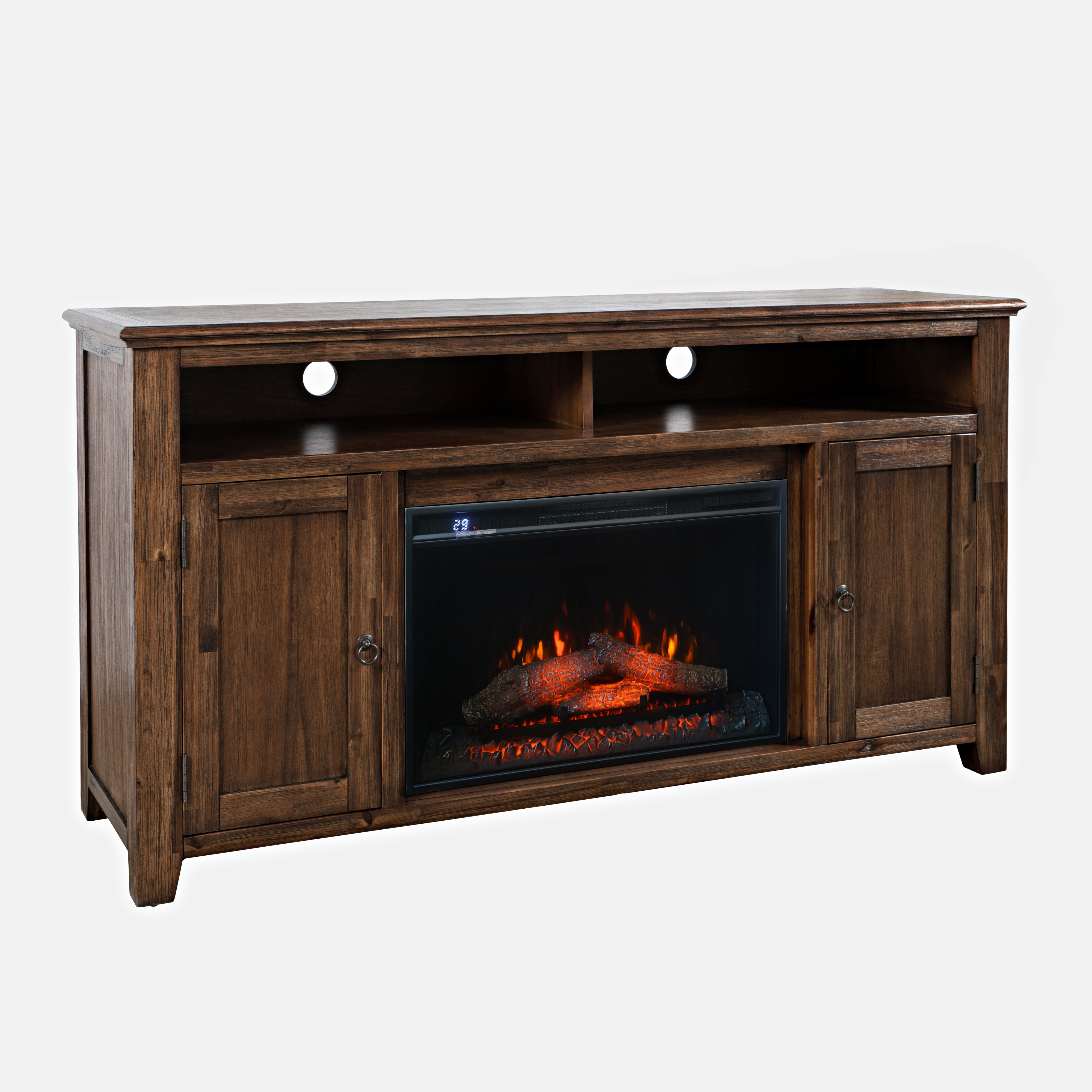 Bakerfield Fireplace with Logset