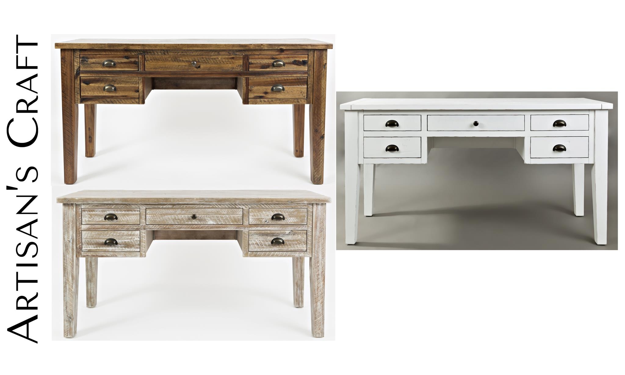 Jofran Artisan's Craft 5-Drawer Desk
