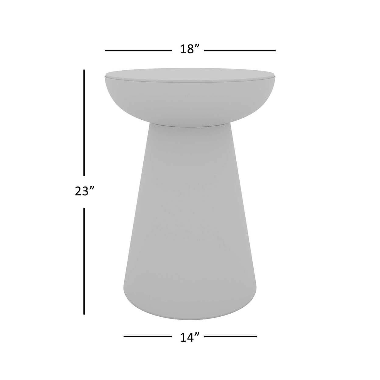 Jofran Circularity Round End Table