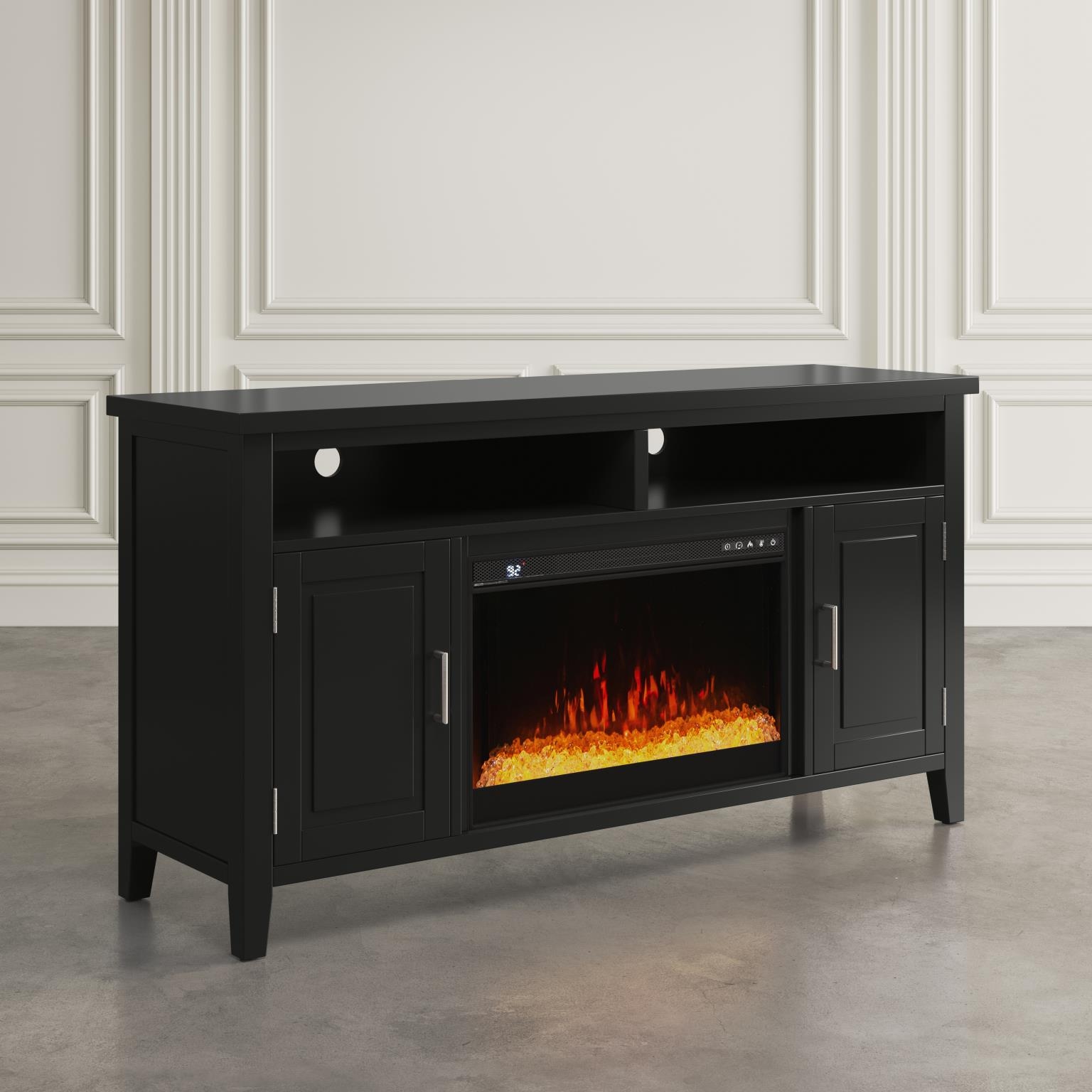 Jofran Urban Icon Fireplace with Crystal Display