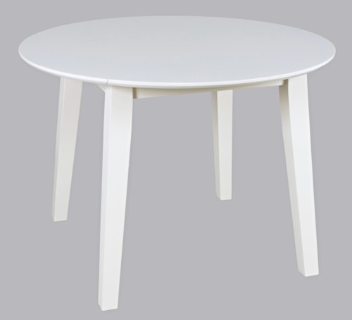 Rustic Round Drop Leaf Table