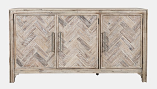 Gramercy Contemporary 3-Door Accent Cabinet