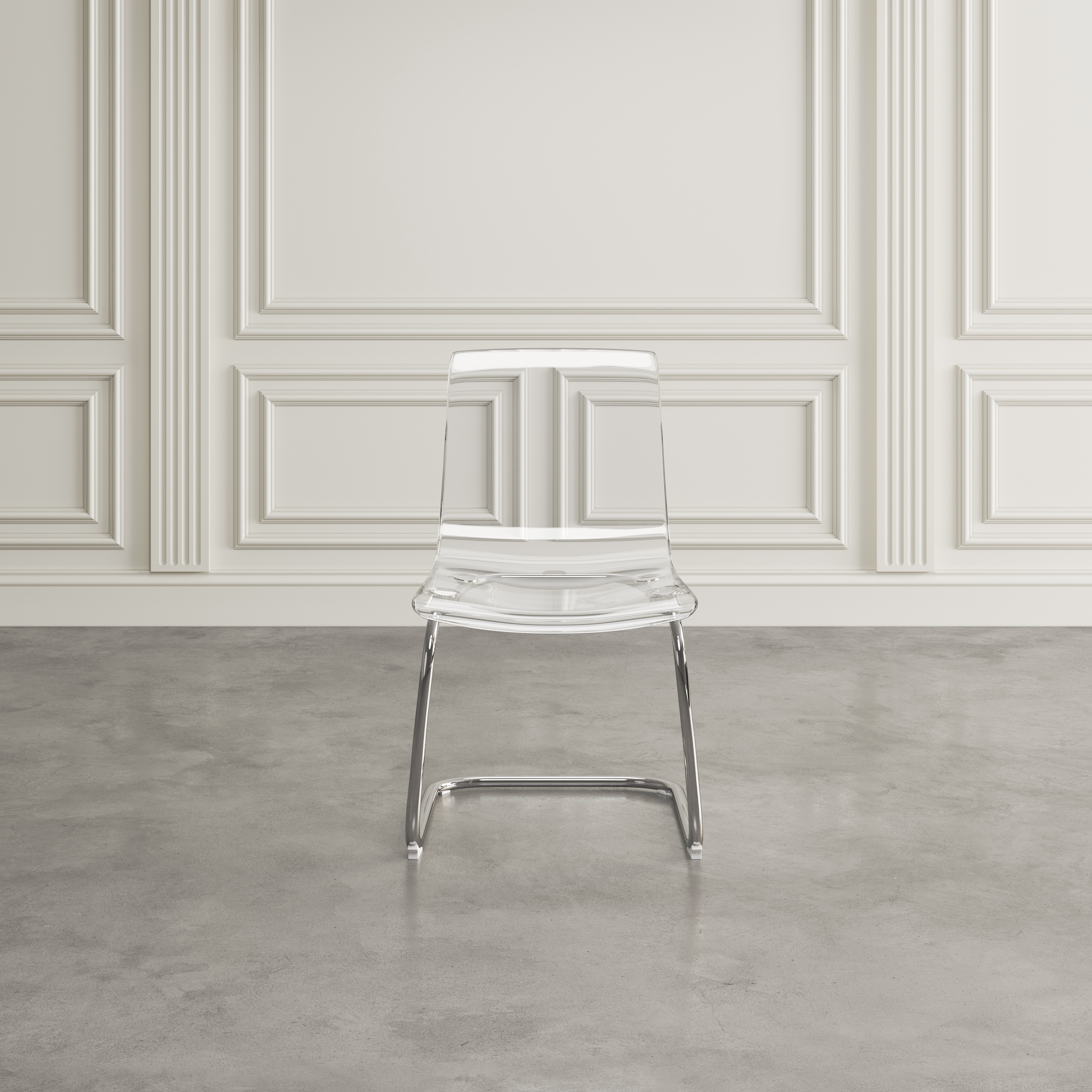 Jofran Urban Archive Transparent Dining Chair