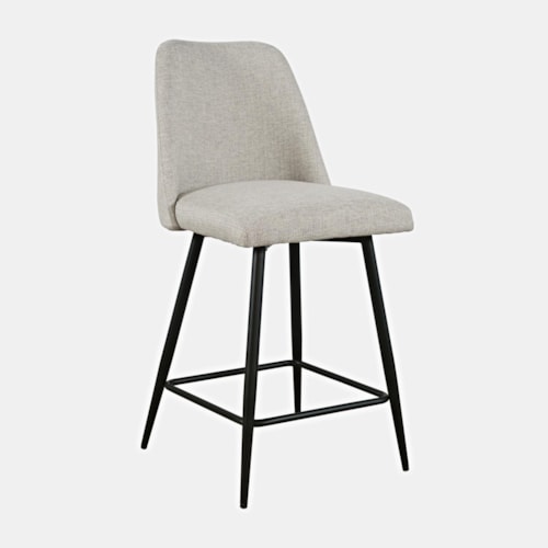 Contemporary Upholstered Counter Stool