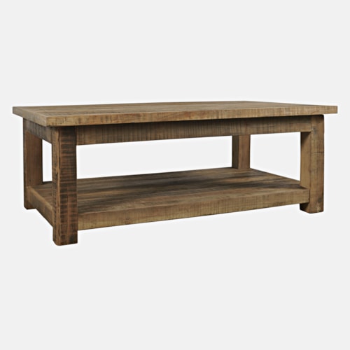 Reclamation Salvaged Wood Rectangle Coffee Table