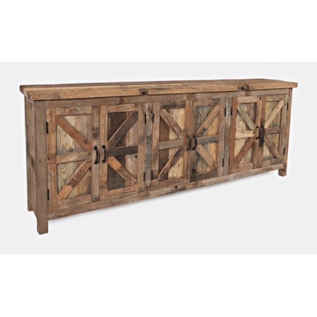 6 Door Accent Cabinet