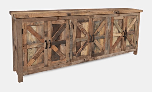 6 Door Accent Cabinet