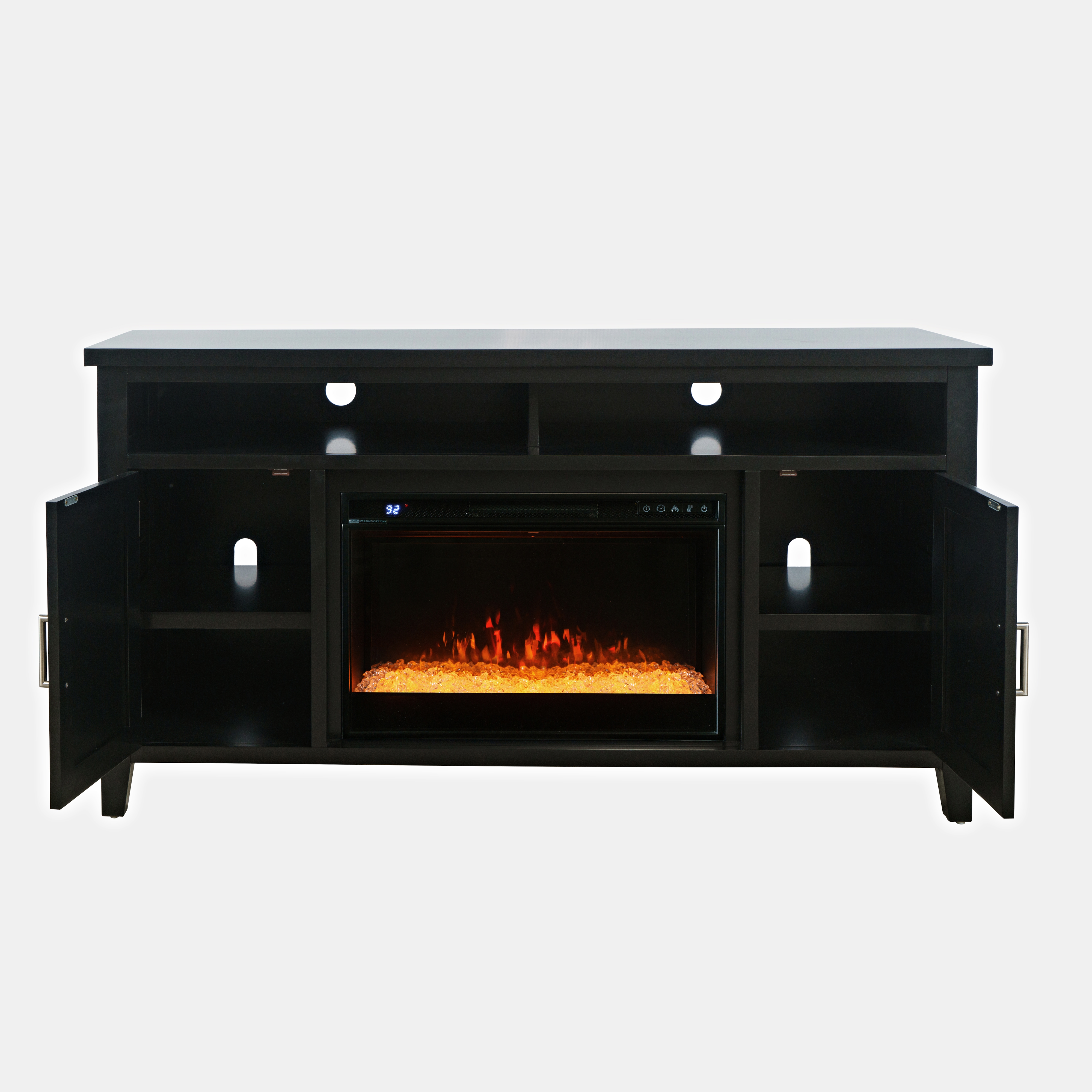 Jofran Urban Icon Fireplace with Crystal Display