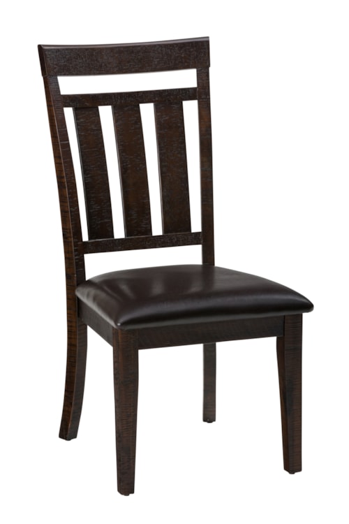 Upholstered Slat back Dining Chair