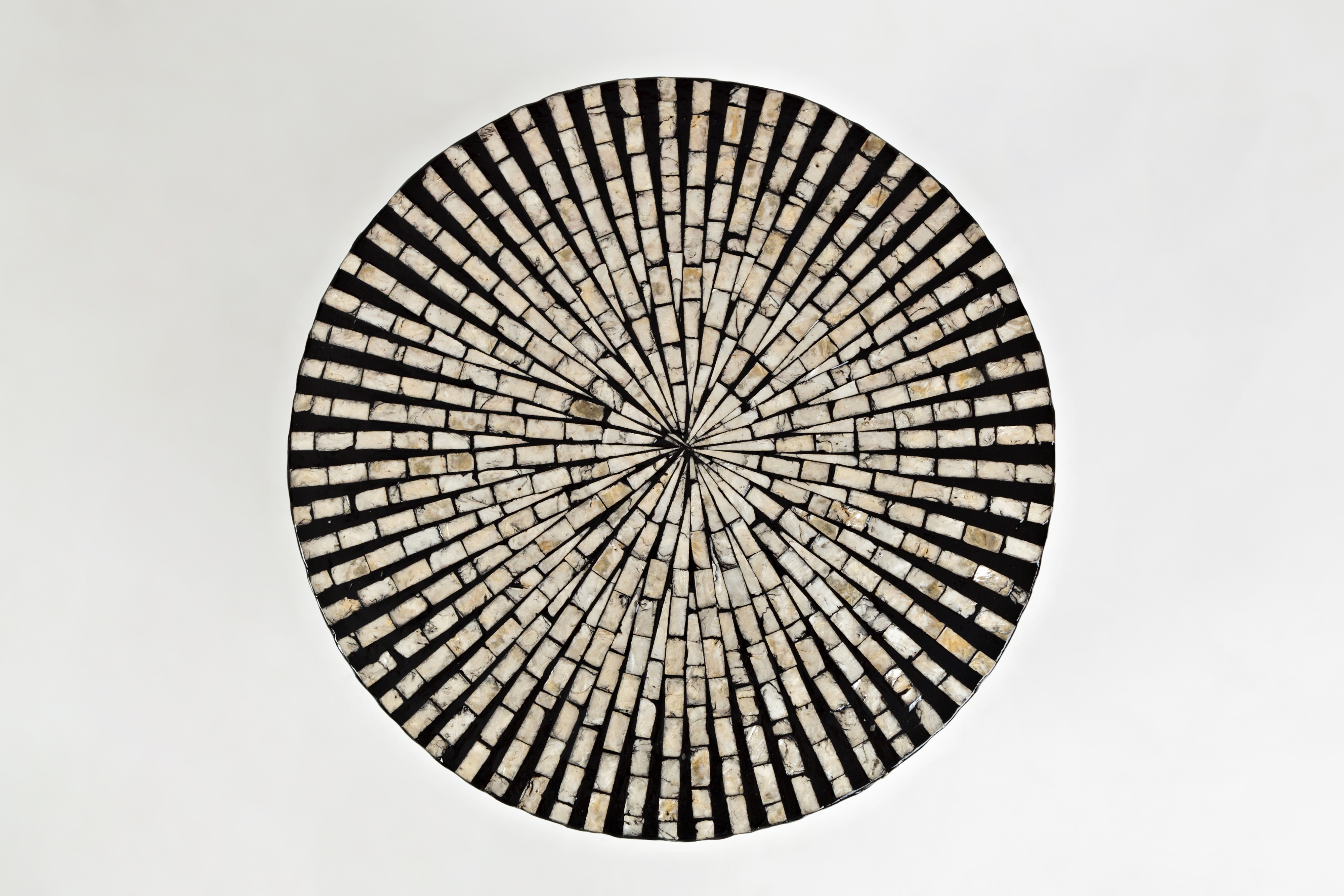 Jofran Global Archive Round Capiz Accent Table