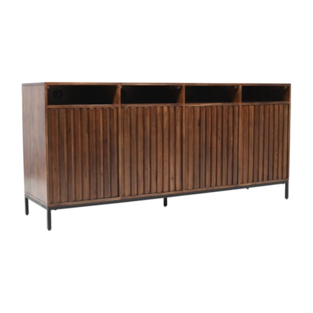 Ryder 70"  Walnut Console Con-Ven
