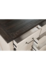 Jofran 1706B Madison County Farmhouse Barn Door Dresser - Sturdy Compliant