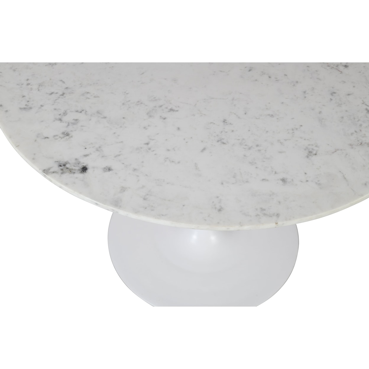 Jofran 2271 Rowan 42" Round Marble Table - White