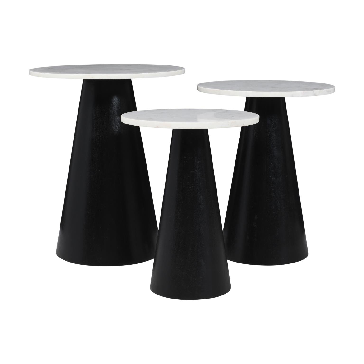 3-Piece Bunching End Table Set