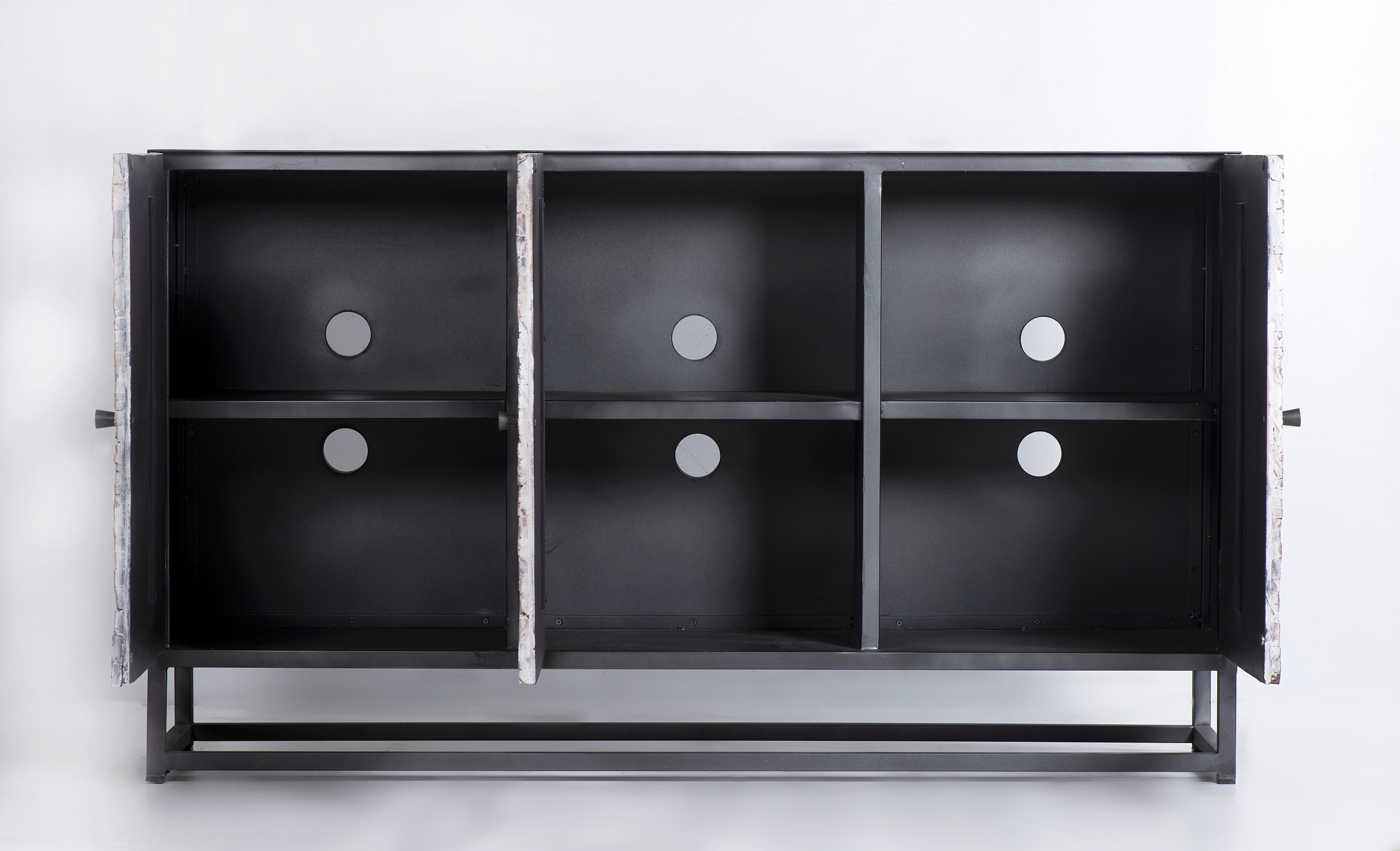 Reclaimed 3 Door Accent Cabinet