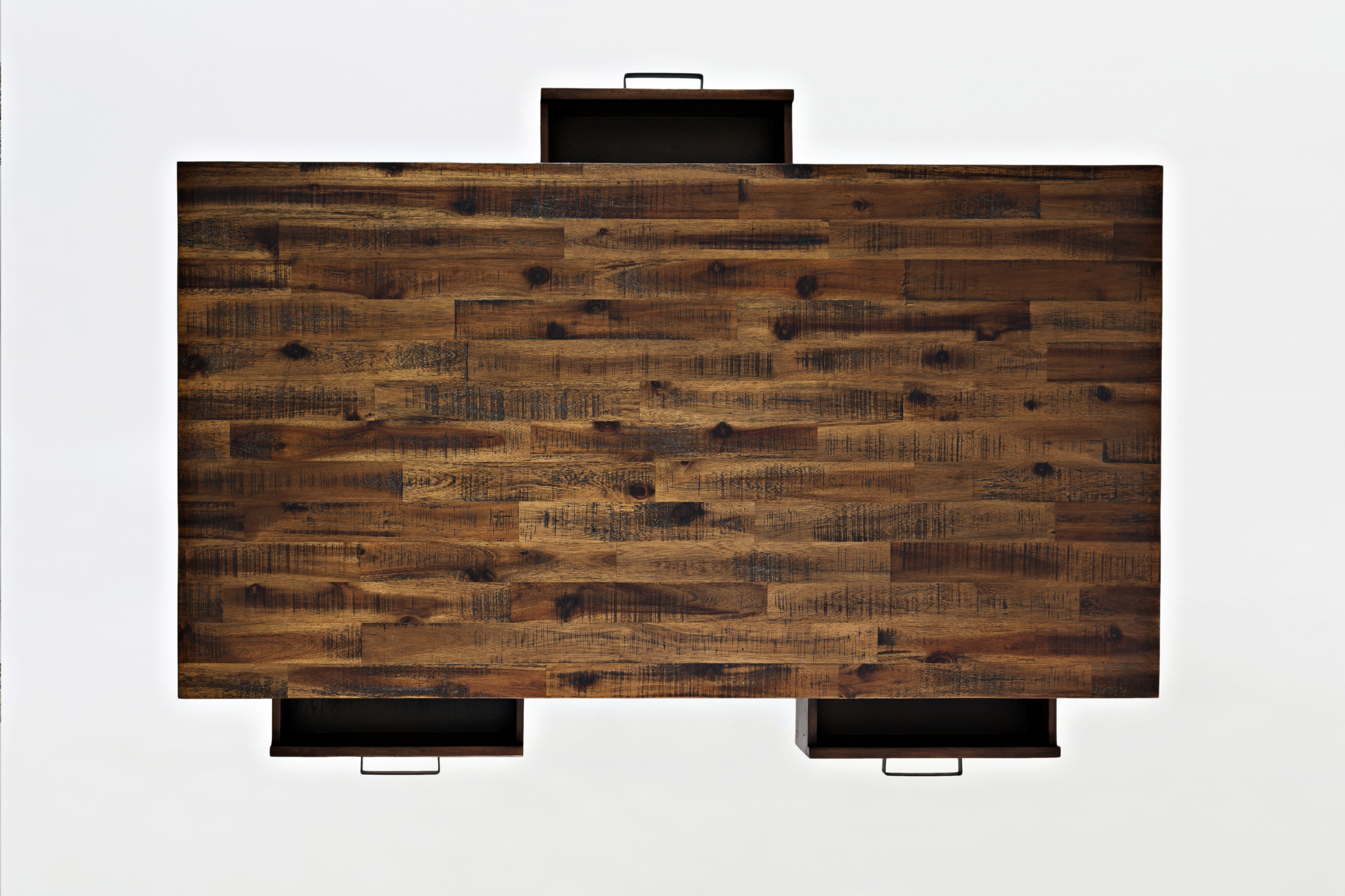 Jofran Cannon Valley Three Drawer Cocktail Table