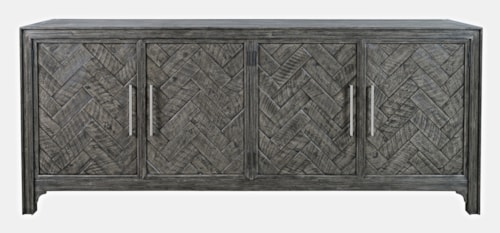 Gramercy Contemporary 4-Door Accent Cabinet