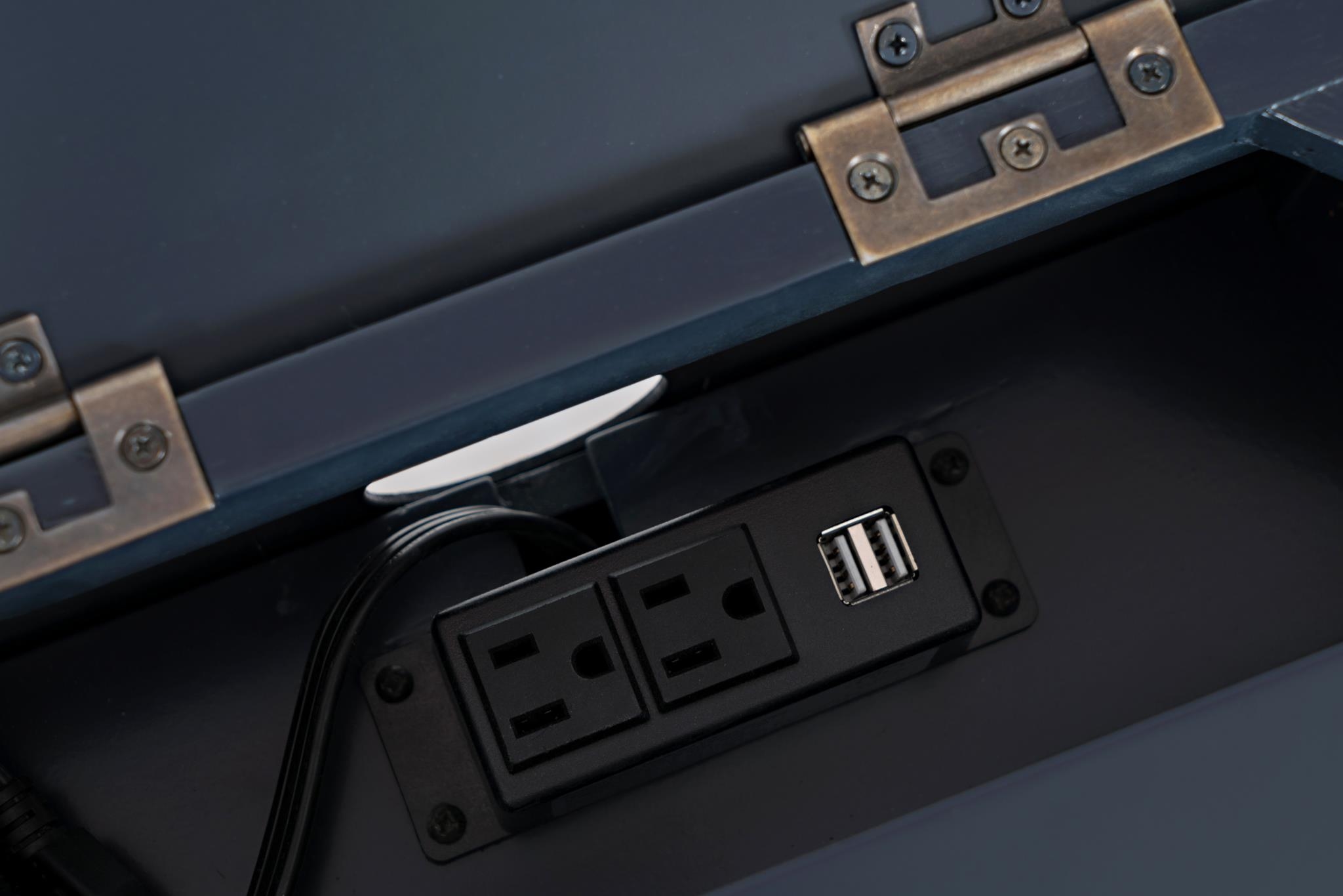 Jofran Craftsman Power Chairside Table