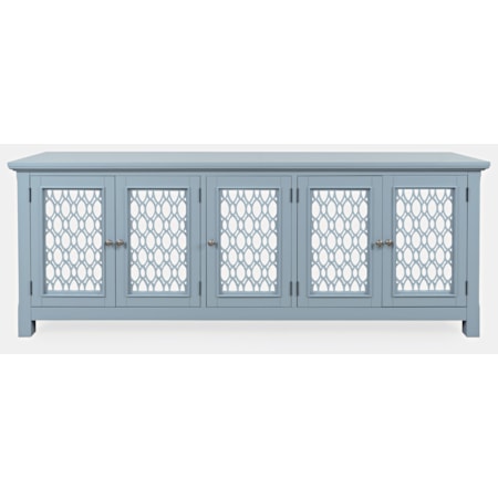 86" Mirrored Accent Cabinet