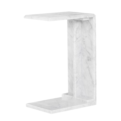 BELLA C-TABLE - White