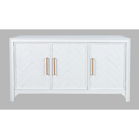 3 Door Accent Cabinet