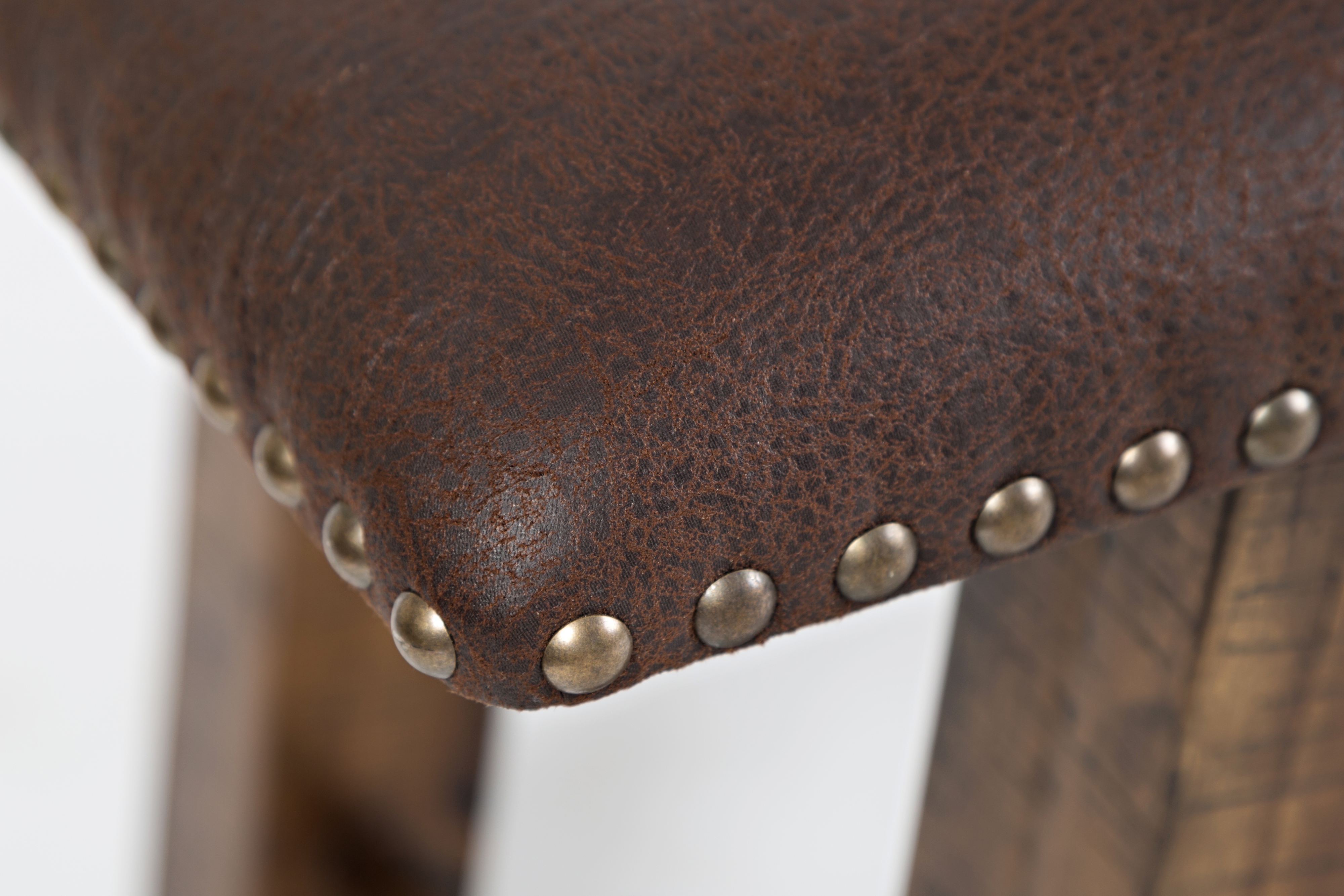 Jofran Cannon Valley Bench with Upholstered Seat