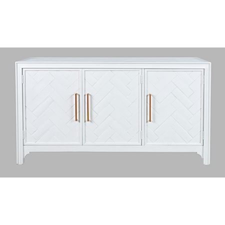 3 Door Accent Cabinet