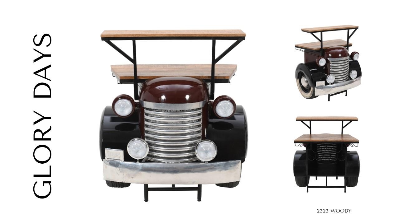 Jofran Glory Days Woody Vintage Bar