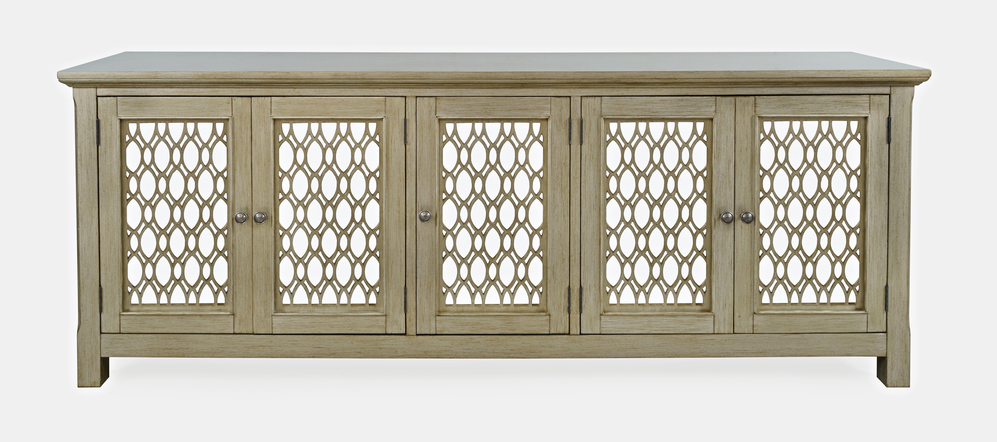 Jofran Isabella 86" Mirrored Accent Cabinet