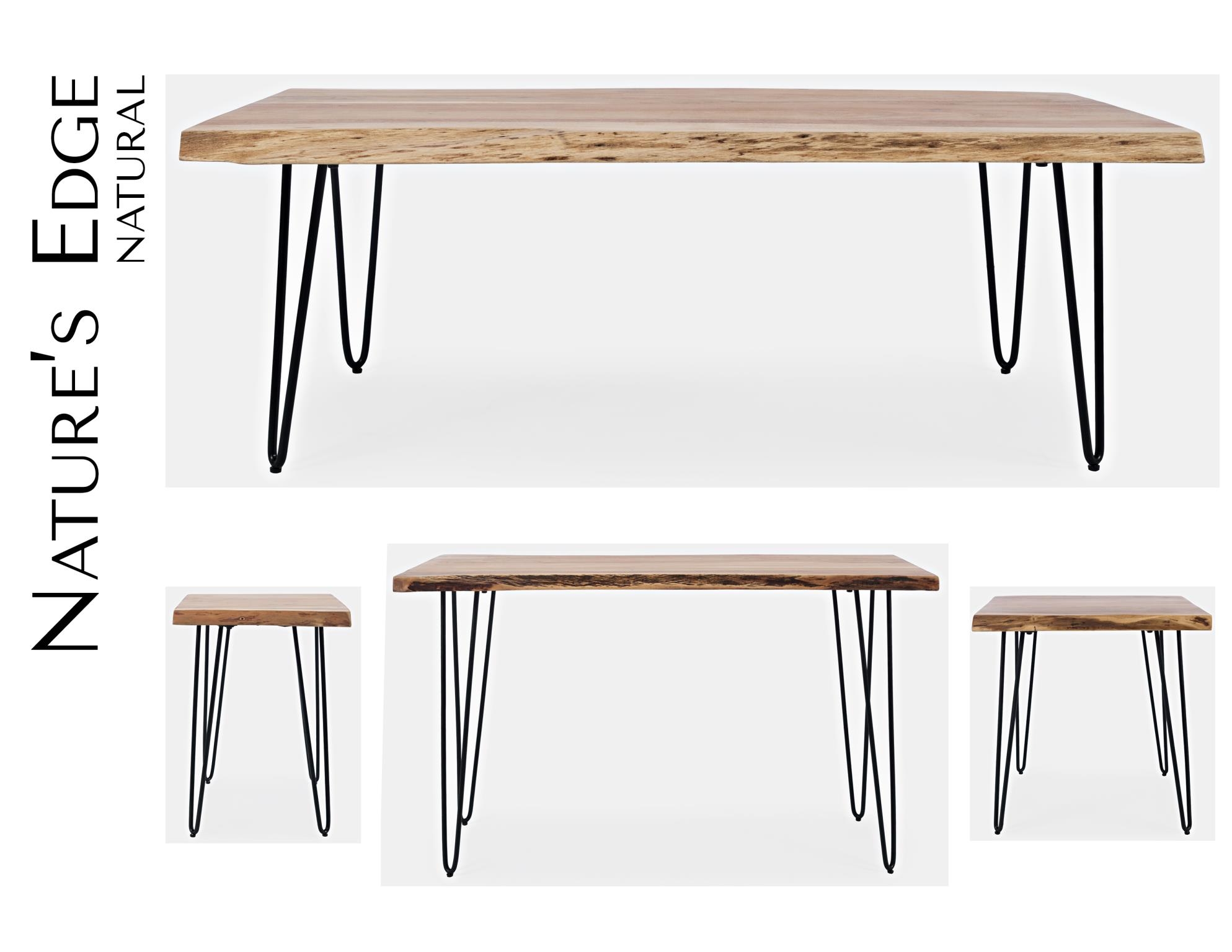 Live Edge Chairside Table