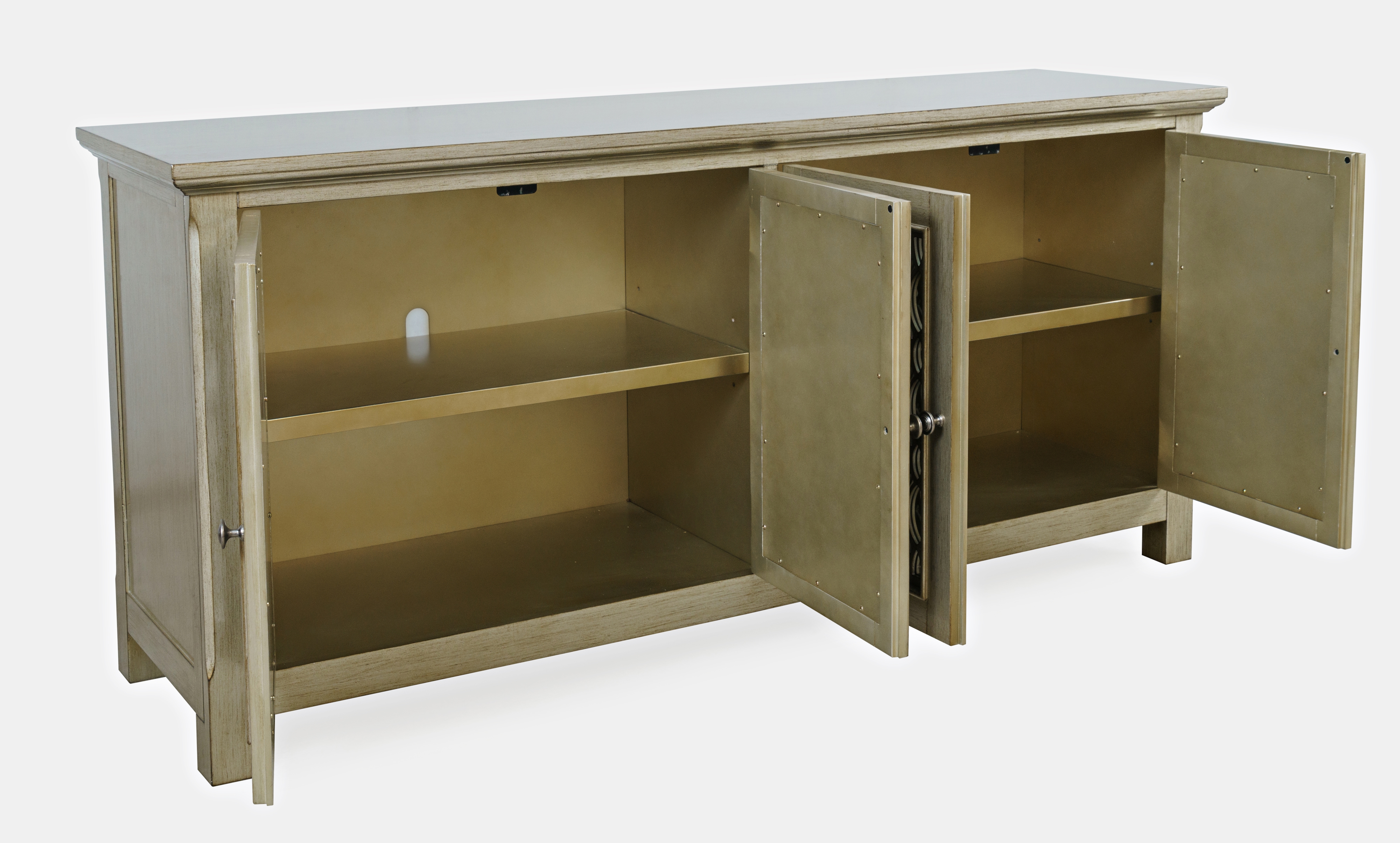 Jofran Isabella 69" Mirrored Accent Cabinet